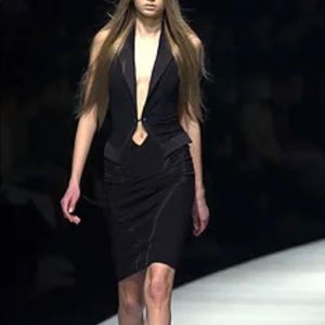F/w 2003 vintage Versace corset dress